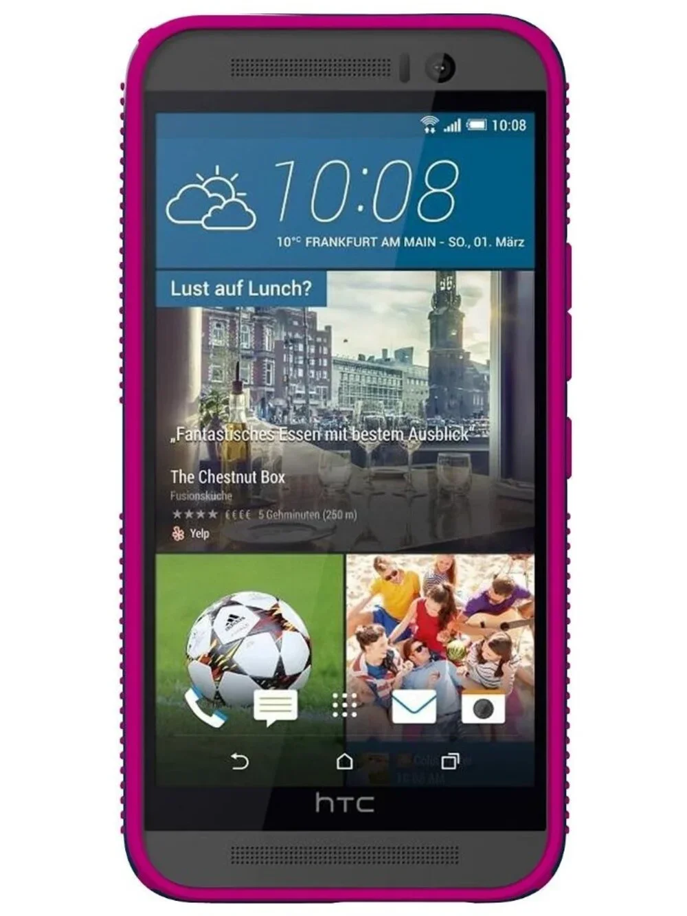 (1) NEW HTC ONE M9 ANDROID CASE - CANDY SHELL SPECK HARD GRIP SHELL CASE